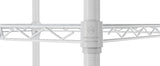 ZNTS 6 Tier Shelf Wire Shelf Rack Pentagonal Shelves Adjustable Metal Heavy Duty Free Standing W155083052