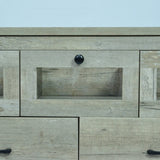 ZNTS Wooden locker, living room side cabinet , 7 drawer storage display cabinet, with LED lights, W1705124221