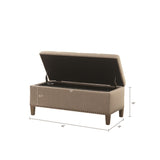 ZNTS Tufted Top Soft Close Storage Bench B03548308