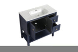 ZNTS Bathroom Vanity With Soft Close Drawers and Gel Basin,36x18 W99951336