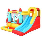 ZNTS 420D 840D Oxford cloth jump surface rocket with fan inflatable castle n001 85759430