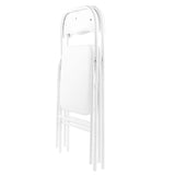 ZNTS Folding and Stackable Chair Set, 6 Pack for Wedding, Picnic, Fishing and Camping, White W2181P147705