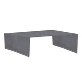 ZNTS Universal Canopy Cover Replacement for 12x9 Ft Curved Outdoor Pergola Structure-grey W419P145872