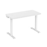 ZNTS Glass tabletop standing desk
White W141164002