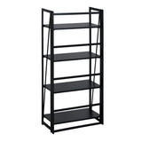 ZNTS No-Assembly Folding Bookshelf, Storage Shelves 4 Tiers, Stand Storage Rack Shelves Bookcase for Home W1314120225
