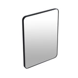 ZNTS 24 x 32 Inch Bathroom Mirror Black Aluminum Frame W99967980