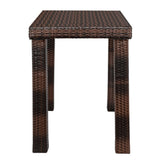 ZNTS Bar Table Brown Gradient （ONLY table） 07380505