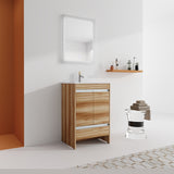 ZNTS 24" Freestanding Bathroom Vanity With Doors and Drawer W99994441