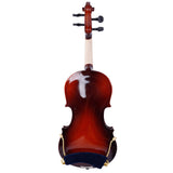 ZNTS GV100 1/2 Acoustic Violin Case Bow Rosin Strings Tuner Shoulder Rest 36379191