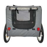 ZNTS Outdoor Heavy Duty Foldable Utility Pet Stroller Dog Carriers Bicycle Trailer W1364123398
