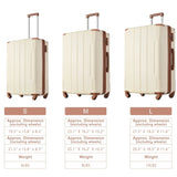 ZNTS Hardshell Luggage Sets 3 Pcs Spinner Suitcase with TSA Lock Lightweight 20''24''28'' PP282373AAO