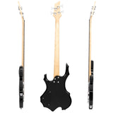 ZNTS Electric Bass Guitar Full Size 4 String Bag Strap Paddle 96756791