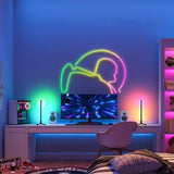 ZNTS Light LED Table Lamp Minimalist Bedside Lamp 3 Colors & RGB Corner Desk Light 37693949