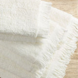 ZNTS Cotton Dobby Slub 6 Piece Towel Set B03596684