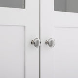 ZNTS Double Doors Bathroom Cabinet White 02395015