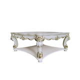 ZNTS ACME Vendome Coffee Table , Antique Pearl Finish LV01526