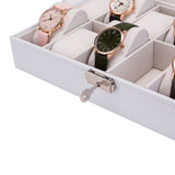 ZNTS Watch Box 12 Slots Watch Case for Men Women Leather Watch Organizer Holder Display Storage Case with 34532718