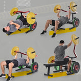 ZNTS Weight Chest Press Bench - Weight Bench Press Machine 11 Adjustable Positions Flat Incline for Chest MS294096AAJ