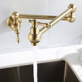 ZNTS Folding faucet,Pot Filler Faucet Wall Mount 11702625