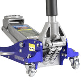 ZNTS Hydraulic Low Profile Aluminum and Steel Racing Floor Jack with Dual Piston Quick Lift Pump, 1.5 Ton W1239127218