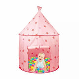 ZNTS Princess Castle Play Tent, Kids Foldable Games Tent House Toy for Indoor & Outdoor Use-Pink 57255453