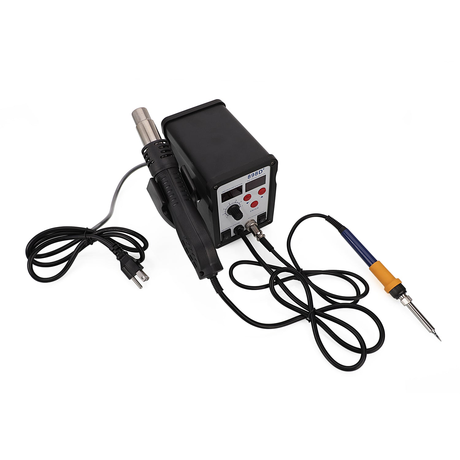 ZNTS 898D 2 in 1 Soldering Station and Hot Air Gun Digital Display Adjustable Soldering Station with 22807905