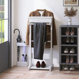 ZNTS Floor standing suit hanger, multifunctional clothes hanger,White W2181P163129