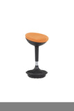 ZNTS 33.6 H x 13.7 W x 13.7 D Mandarin Fabric Home/ Office Desk Stool with Ergonomic Support, Commercial B085114718