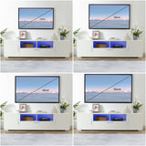 ZNTS QuickassembleFashionTVstand,TVCabinet,entertainment center TV station,TVconsole,console with LED W67936018