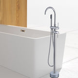 ZNTS Freestanding Bathtub Faucet with Hand Shower W1533125022