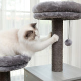 ZNTS Medium Cat Tree Activity Center With Multi Platforms, Cat Play Tower Wooden Cat Tree With 30444494