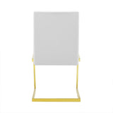 ZNTS Modrest Batavia Modern White Dining Chair B04961341