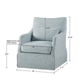 ZNTS Skirted Swivel Chair B035118612
