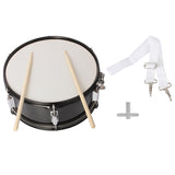 ZNTS 14 x 5.5 inches Professional Marching Snare Drum & Drum Stick & Strap & Wrench Kit Black 19215180