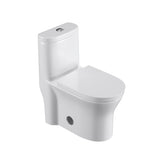 ZNTS One Piece 1.1GPF/1.6 GPF Dual Flush Elongated Toilet W156668149