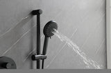 ZNTS Shower System with Shower Head, Hand Shower, Slide Bar, Bodysprays, Shower Arm, Hose, Valve Trim, W92851773