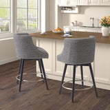 ZNTS Swivel Counter Stool B03548724