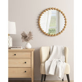 ZNTS Beaded Round Wall Mirror 27