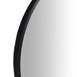 ZNTS 24" Large Round Black Circular Mirror W99973170