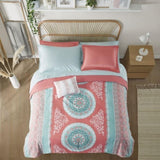 ZNTS Boho Comforter Set with Bed Sheets B03595823