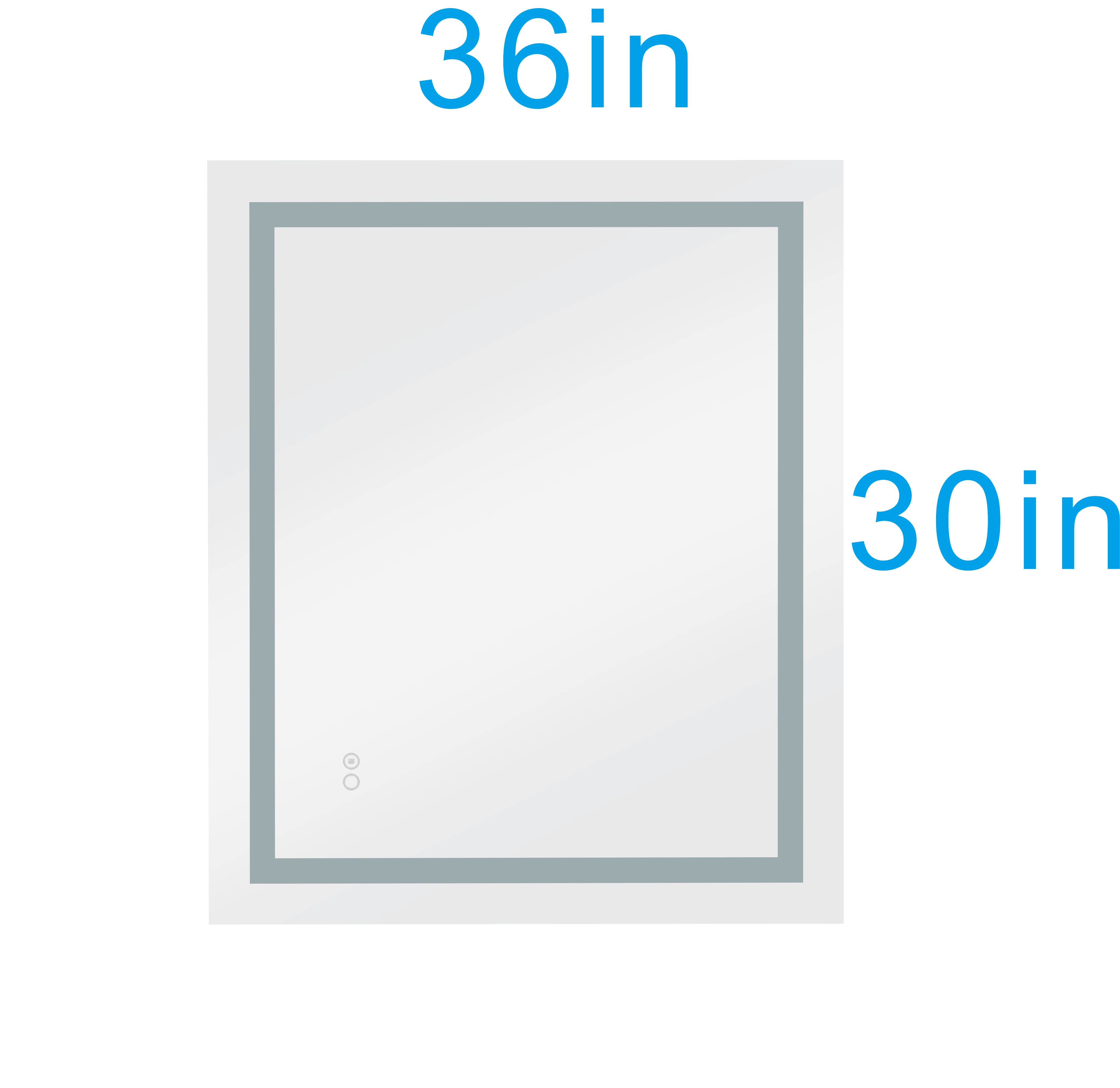 ZNTS Led Mirror for Bathroom with Lights,Dimmable,Anti-Fog,Lighted Bathroom Mirror with Smart Touch W1272110324