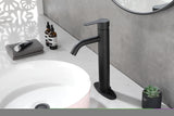 ZNTS Waterfall Spout Bathroom Faucet,Single Handle Bathroom Vanity Sink Faucet W928101014