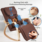 ZNTS Full massage function-Air pressure-Comfortable Relax Rocking Chair, Lounge Chair Relax Chair with W31135544