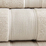 ZNTS 100% Cotton 8 Piece Antimicrobial Towel Set B03599311