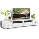ZNTS White TV for Living Room, Modern Entertainment Center for TV Up to 90 Inch, Large Led TV W162594696