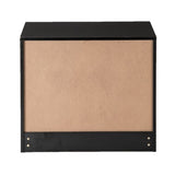 ZNTS [FCH] Modern Simple 3-Drawer Table Nightstand Dresser Black 39538677