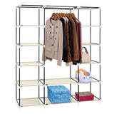 ZNTS 69" Portable Clothes Closet Wardrobe Storage Organizer with Non-Woven Fabric Quick and Easy to 29697868