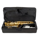 ZNTS Stylish Mid-range Alto Drop E Lacquered Golden Saxophone Painted Golden Tube with Carve Patterns 26408580