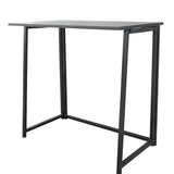 ZNTS Simple Collapsible Computer Desk Black 92487333
