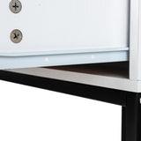 ZNTS Modern And Simple Style Nightstand - One Smoke 53815489